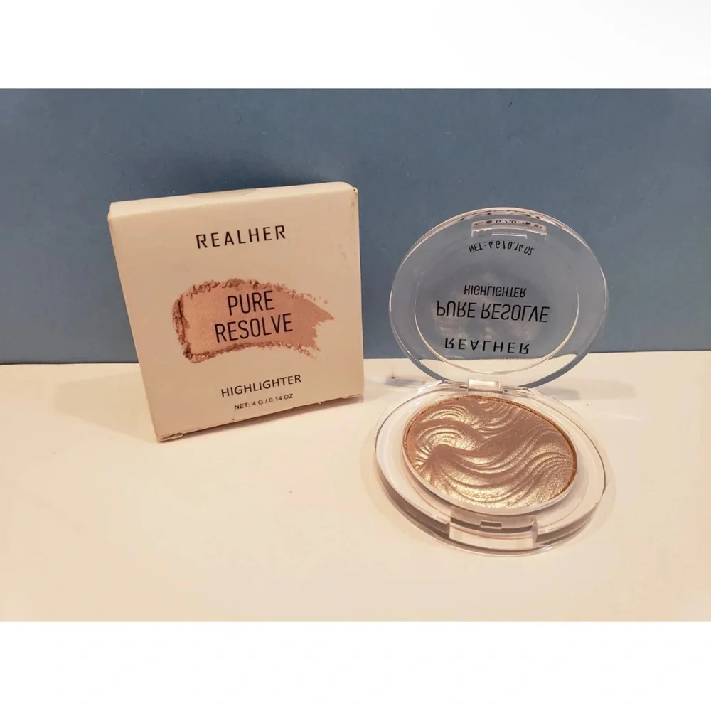 RealHer Pure Resolve Highlighter - Rose‎ Gold Shimmer